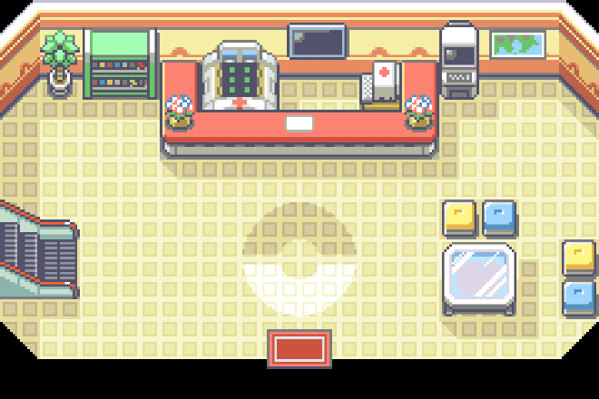 Pokemon Center Interior